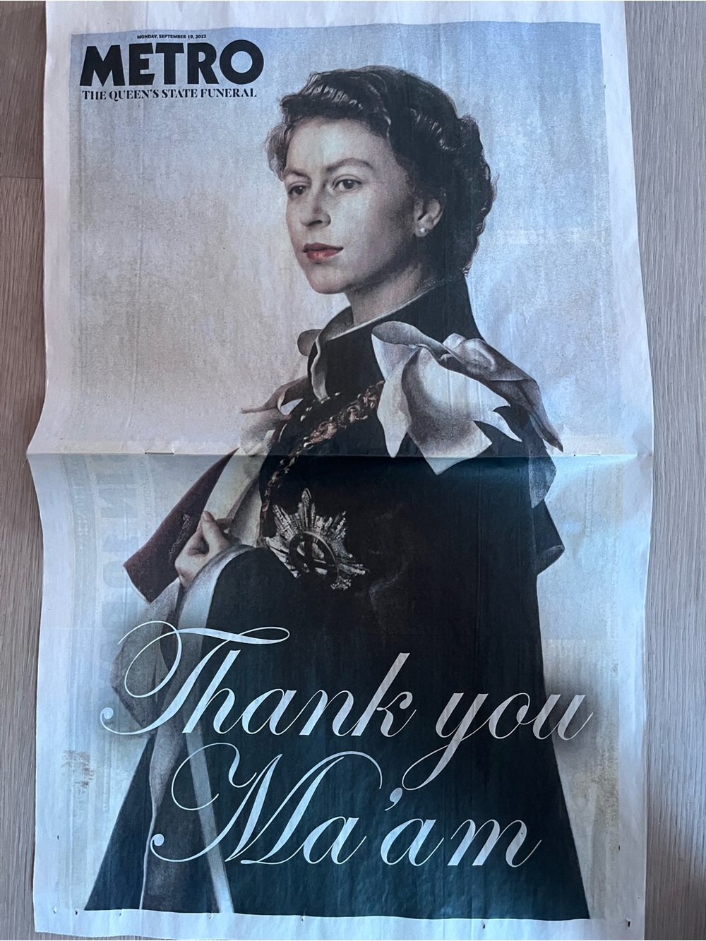 Queen of England’s State Funeral Metro Newspaper